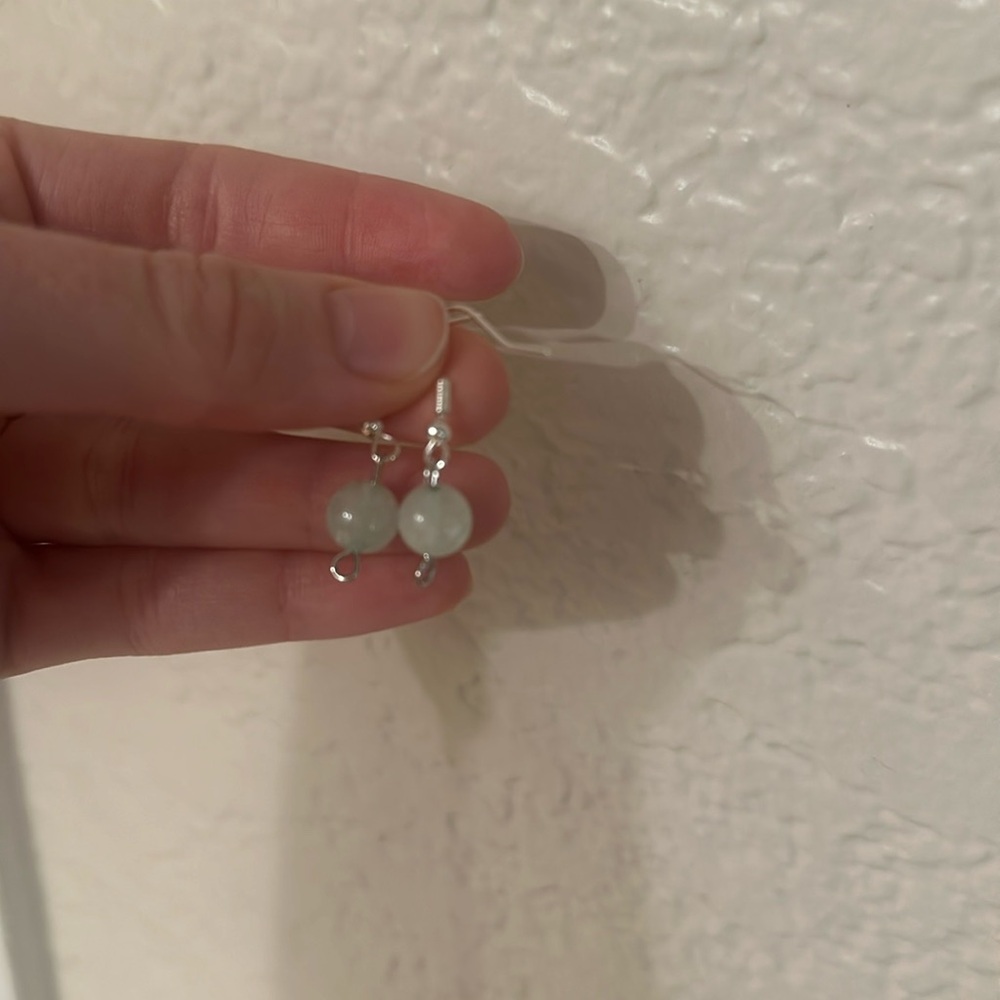 Handmade: Jade Earrings